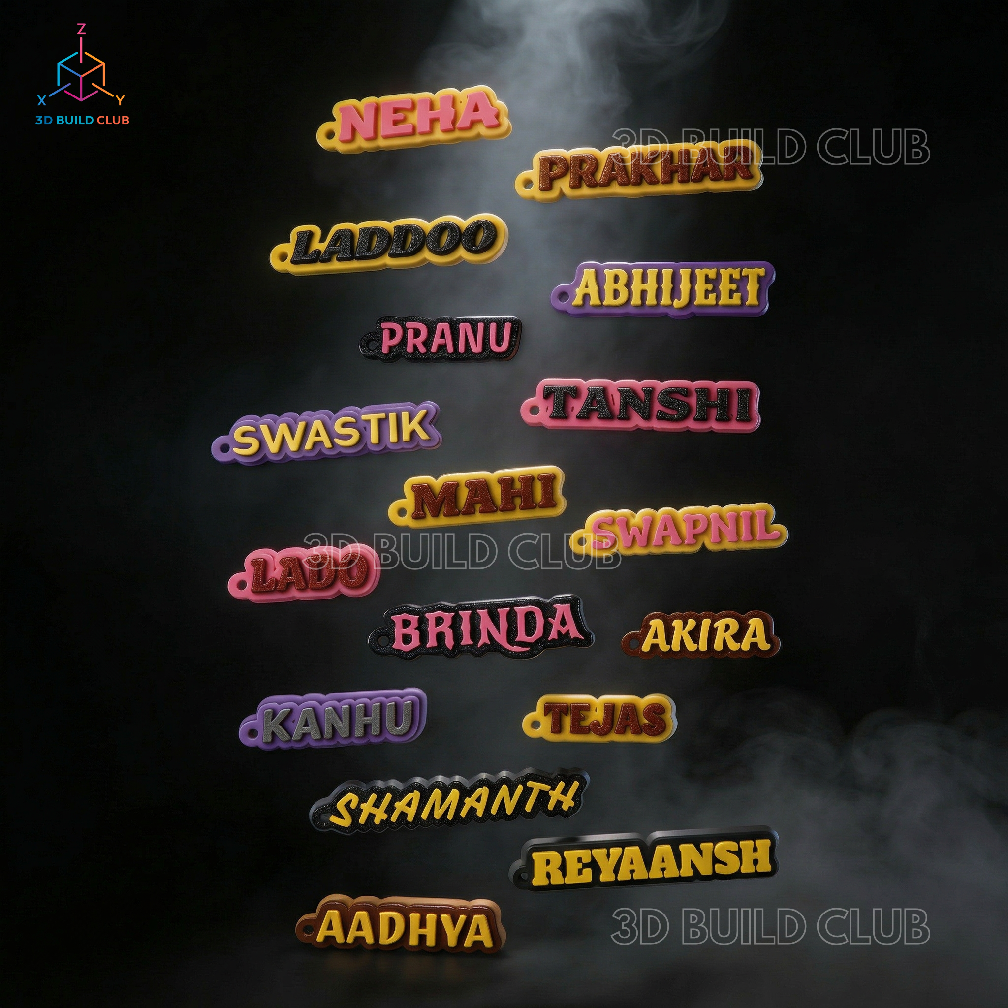 Customized Name Keychains