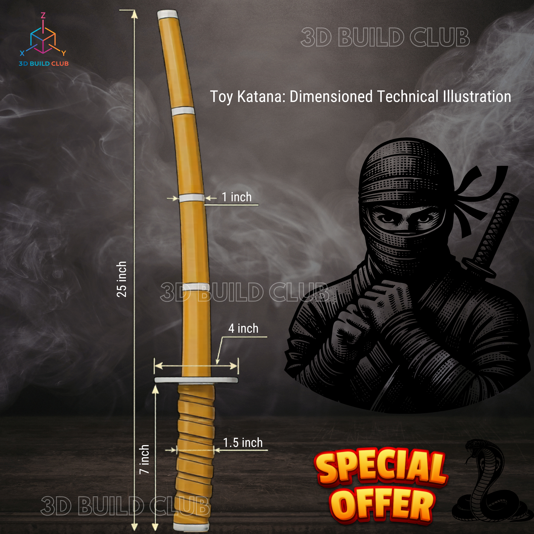 Plastic Katana Collectible (Standard Edition)