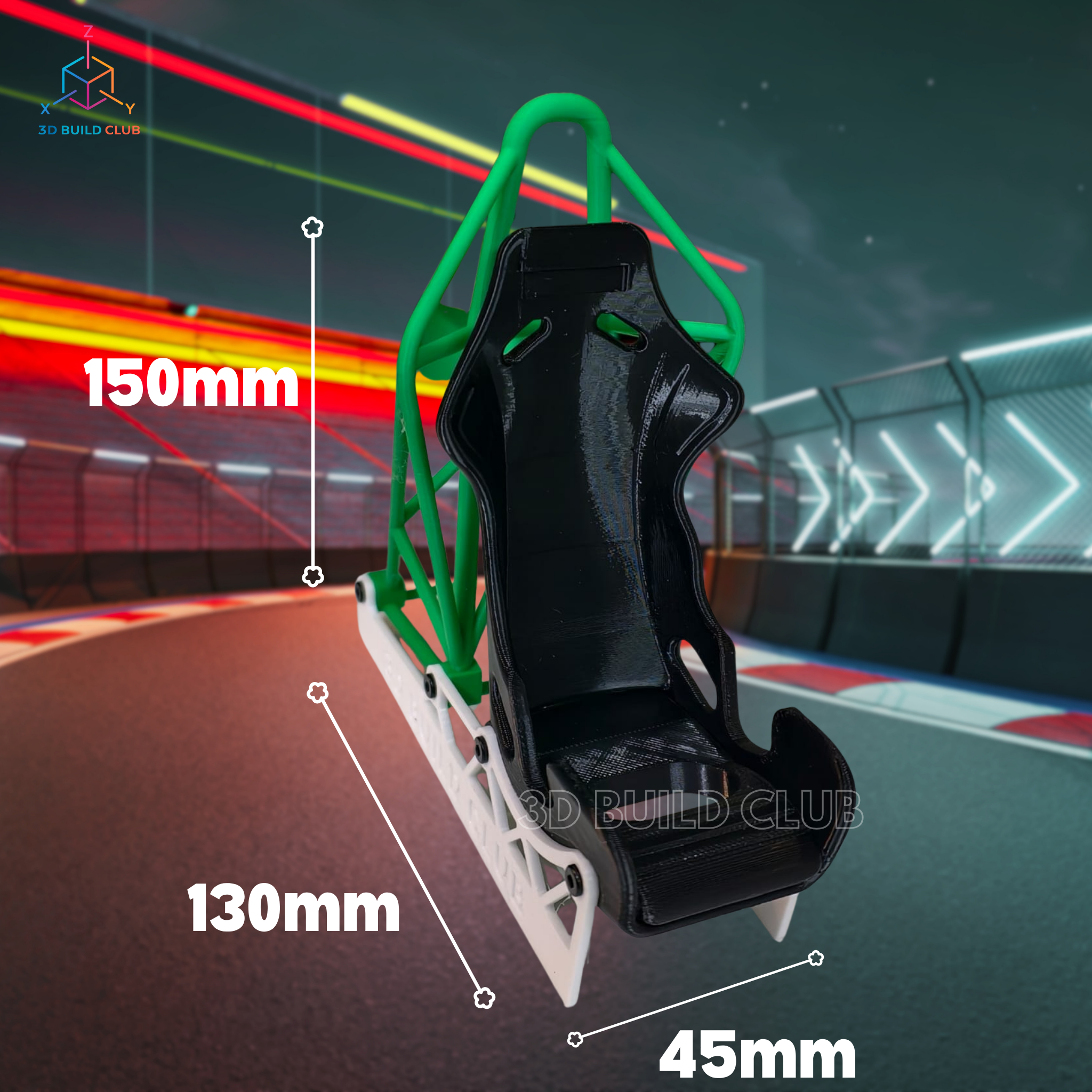 Racing Seat Mobile Phone Stand