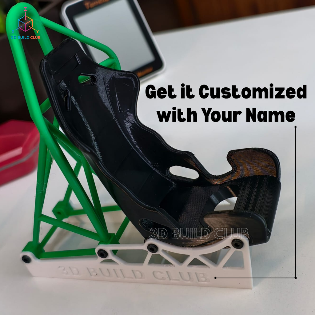 Racing Seat Mobile Phone Stand