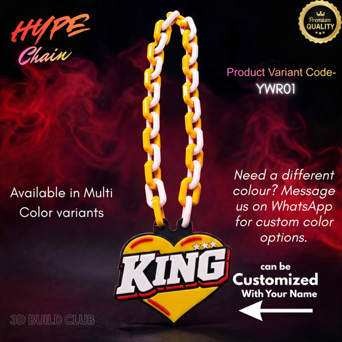 King Chain Prop with Name – Personalized Birthday Gift for Boys & Men