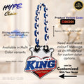 King Chain (Crown Style) Prop with Name – Personalized Birthday Gift for Boys & Men