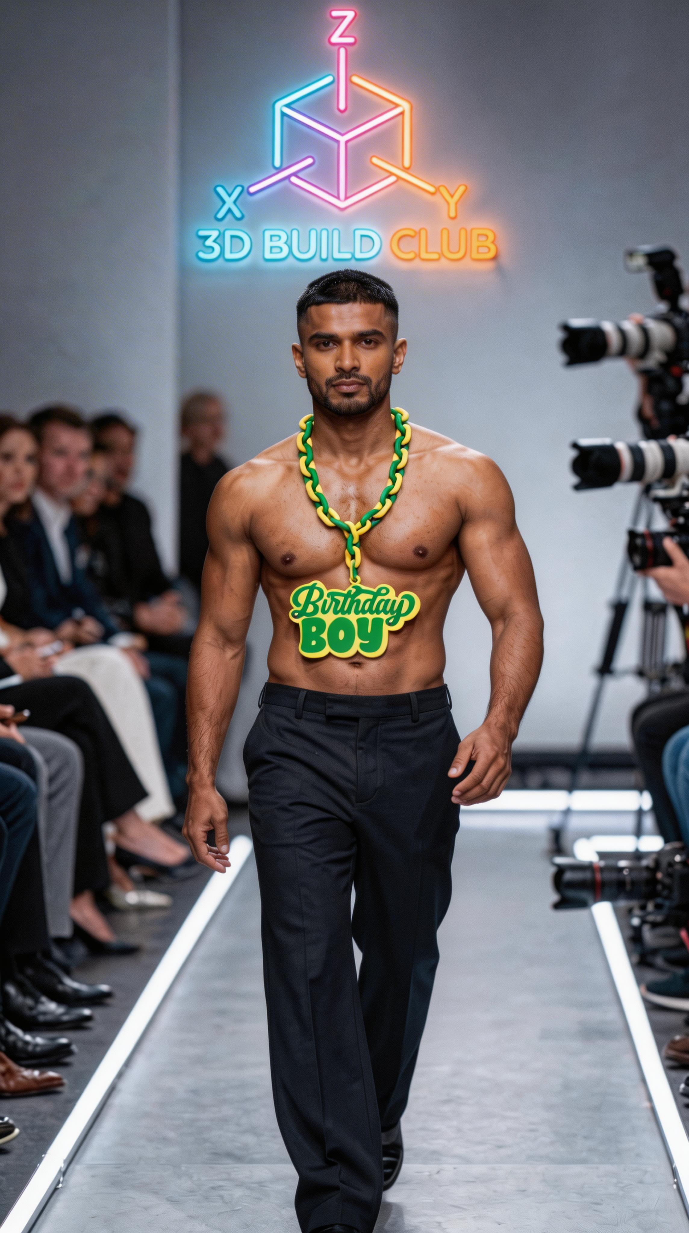 'Birthday Boy' & 'Birthday Girl' Chain