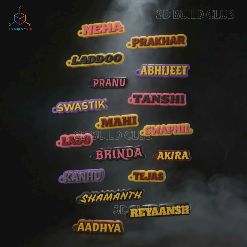 Customized Name Keychains