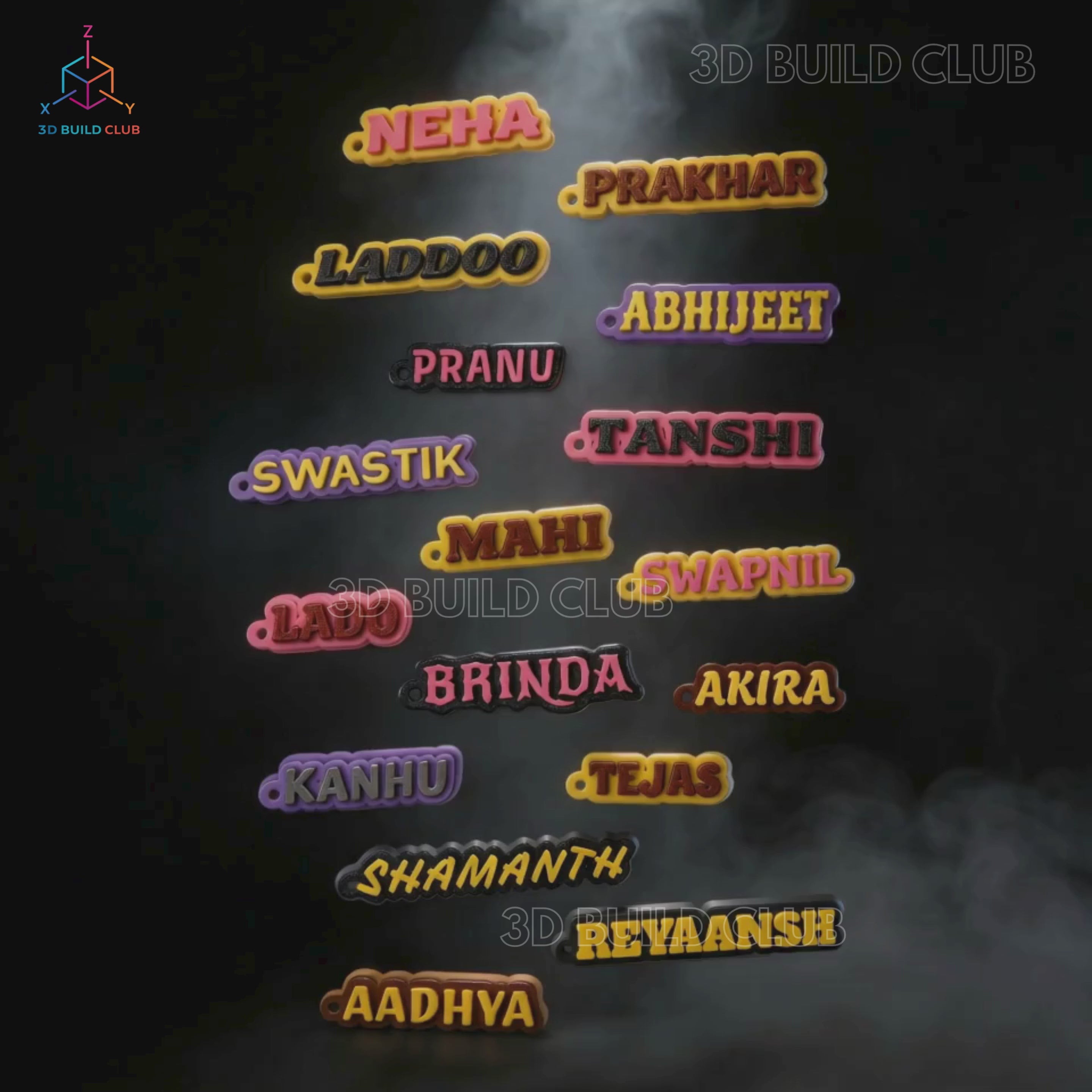 Customized Name Keychains